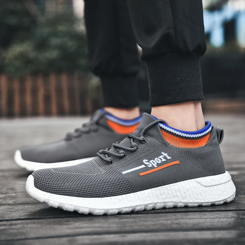 Men Running Shoes Breathable Outdoor Sports Shoes Lightweight Sneakers for Women Comfortable Athletic Training