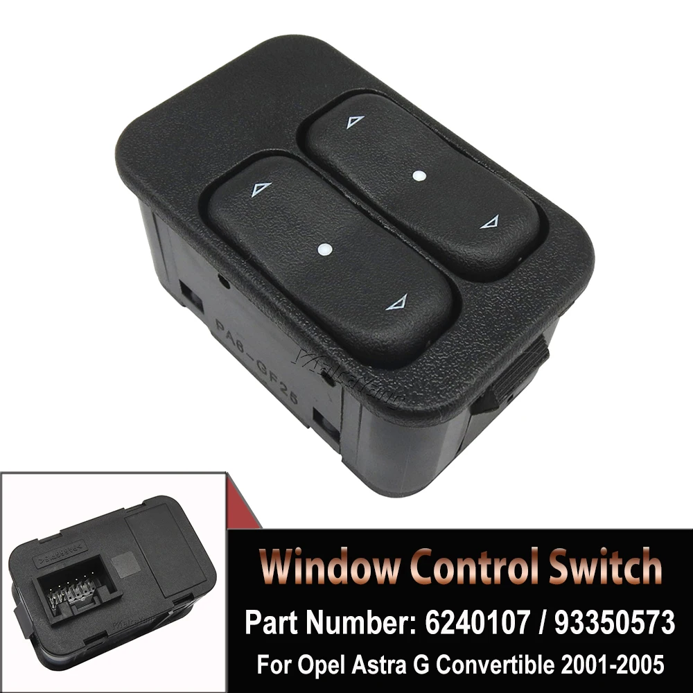 

Car Accessories For Opel Combo Astra Vauxhall Zafira Corsa Meriva Electric Master Window Switch Lifter Button 6240107 93350573