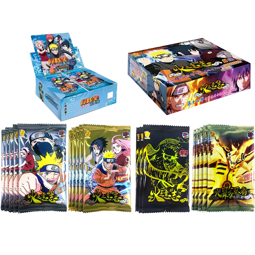 

Naruto Collection Cards Anime Figure Around TCG Uchiha Sasuke Kakashi Character Card Series Game Card Kids Toy Birthday gift