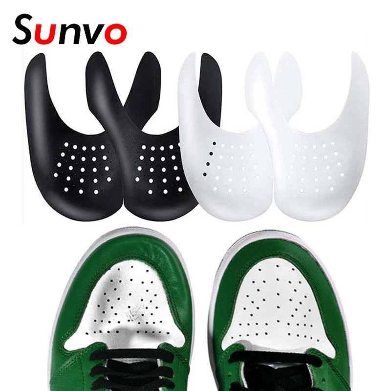 

1 Pair Anti Crease Protector Sports Shoes Sneakers Shields Toe Caps Fold Care Shaper Anti Wrinkle Extender Stretcher Accessories