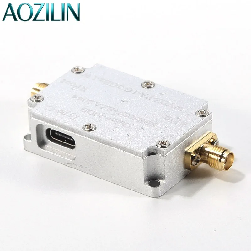 Фото AOZILIN 2.4ГГц 1Вт 30дБм РЧ усилитель мощности SBB5089+SZA2044 Модуль одноканального микроволнового усилителя №3