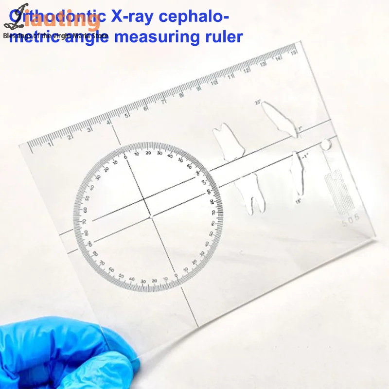 Цельная ортодонтическая линейка стоматологическая цефалометрическая