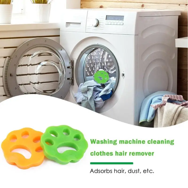 

2pcs Brush Pet Hair Remover For Your Laundry-Add To Washer Dryer Remover for Clothing Bedding From Laundry Brush