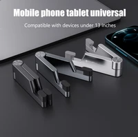 mini portable desktop holder universal phone tablet holder for iphone all smartphones adjustable aluminum alloy phone stand base