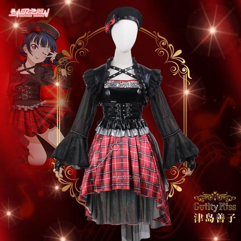 COSMART LoveLive!Sunshine! GK рок-группа Guilty 2nd концерт Рико охара Мари йошико черная униформа