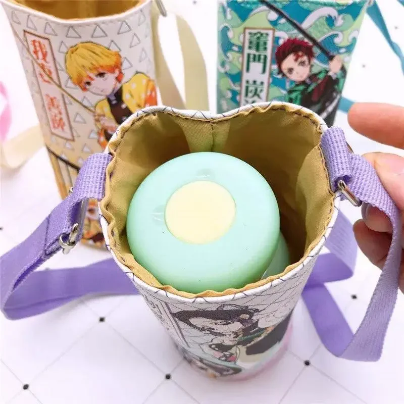 Demon Slayer Tanjiro Kamado Giyu Tomioka Kochou Shinobu с рукавом для чашки аниме периферийные устройства