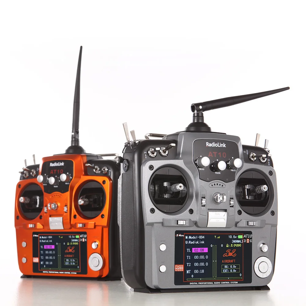 Radiolink AT10II R12DS приемник 2 4G 12CH передатчик DSSS FHSS радио пульт дистанционного