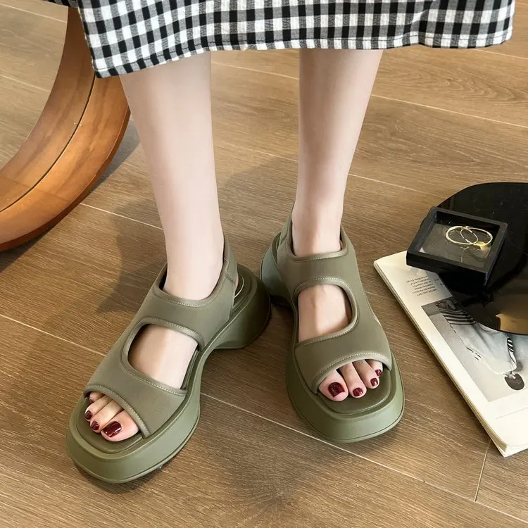 

2022 New Casual Women Gladiator Shoes Wedges Platform Women's Sandals Rome Fashion Comfy Summer Quality Shoes Sandalias Mujer