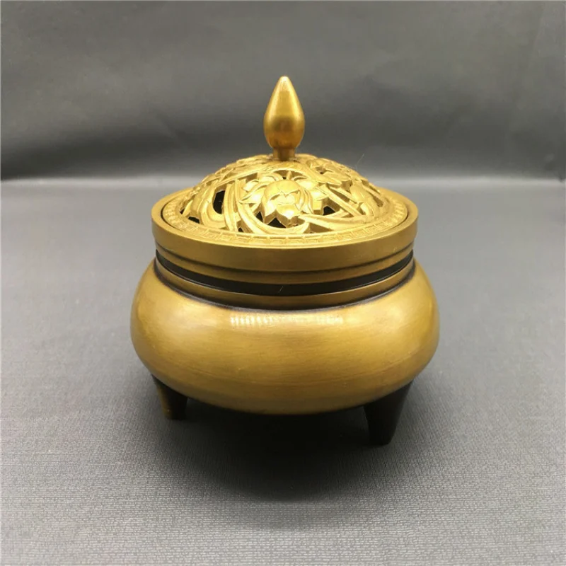 Антикварные разные антикварные потертые бронзовые поделки Gulong Нижняя горелка