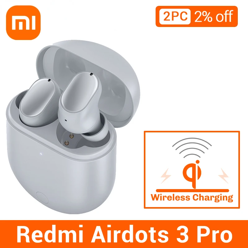 

Xiaomi Redmi Airdots 3 Pro Earphone TWS True Wireless Earbuds ANC Bluetooth Headset Wireless Charging Redmi Buds 3 Pro Headphone