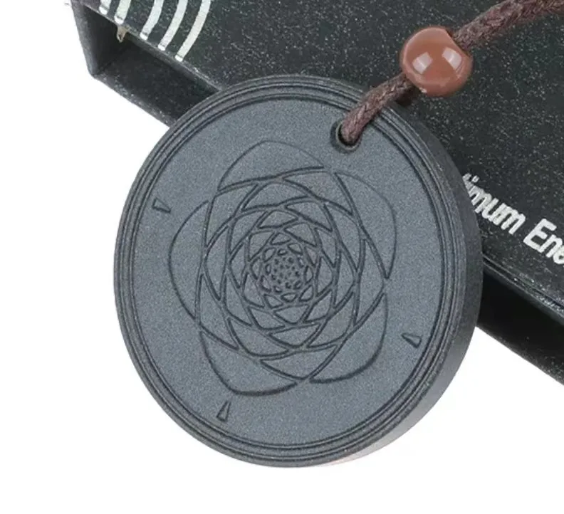 

10pcs/Lot Necklace Fashion Volcanic Stone Hign ions Flower of Life Jewelry Christmas Gift