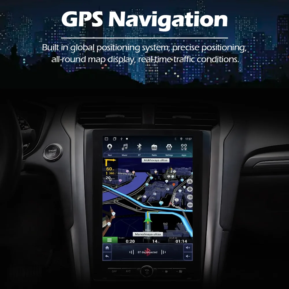 Автомобильный радиоприемник с Bluetooth для Hyundai Sonata 2010 - 2018 9 7 ''GPS Navi