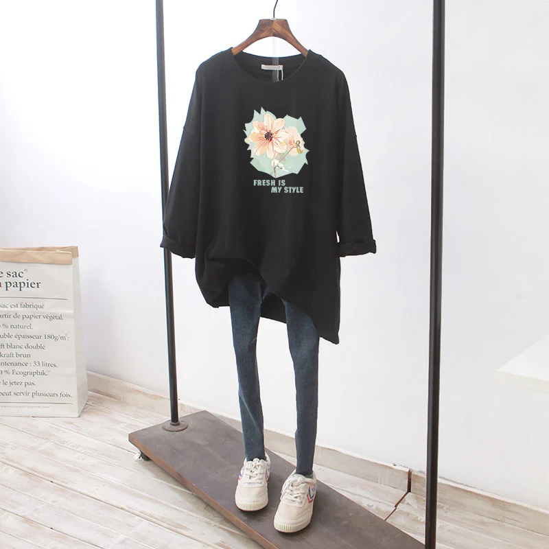 

Забавная Футболка для беременных и беременных с нагрузкой 2022, синяя футболка с объявлением о девочке, новая одежда большого размера для мам