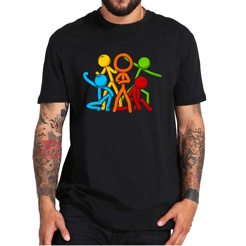 

Alan Becker Animation T-shirt Famous YouTuber Design Fans Funny Tee High Quality Soft Casual 100% Cotton Tshirt EU Size