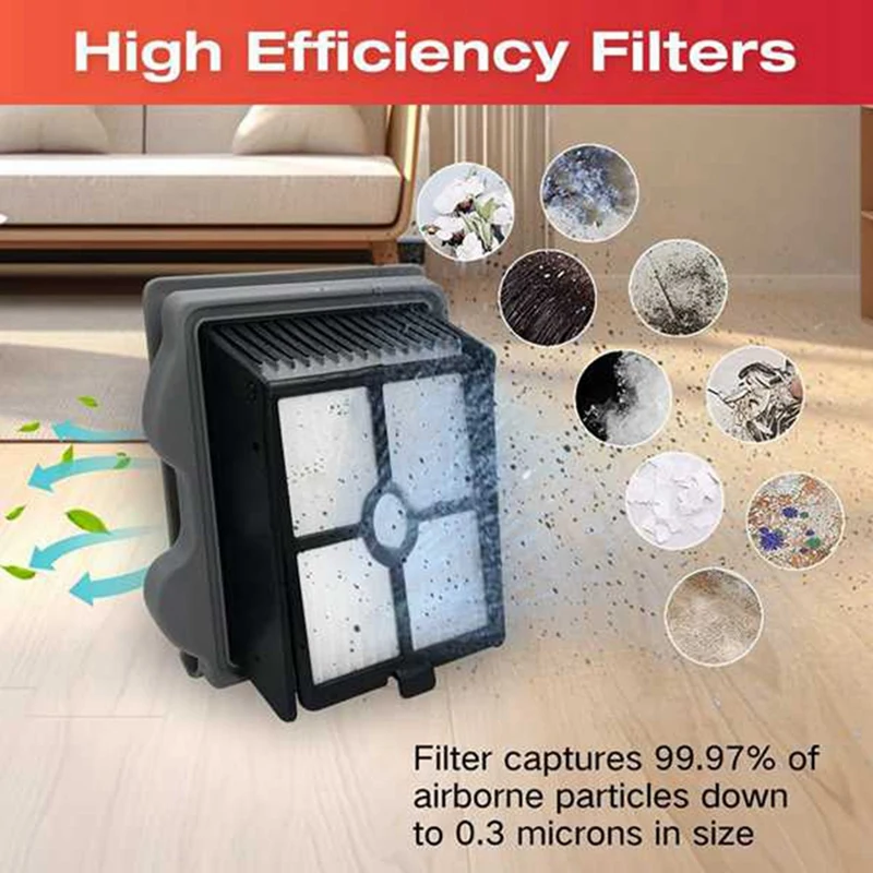 Замена фильтра Hepa для пылесоса Roborock Dyad Pro запасные части