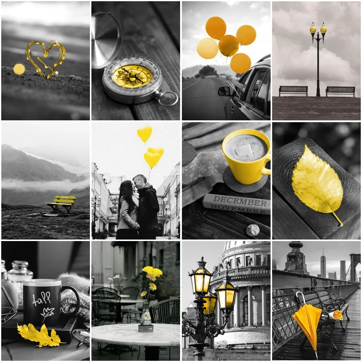 

5D DIY Diamond Painted Black and White Street Landscape Diamond Embroidery Cross Embroidery Set Mosaic Crafts Gift