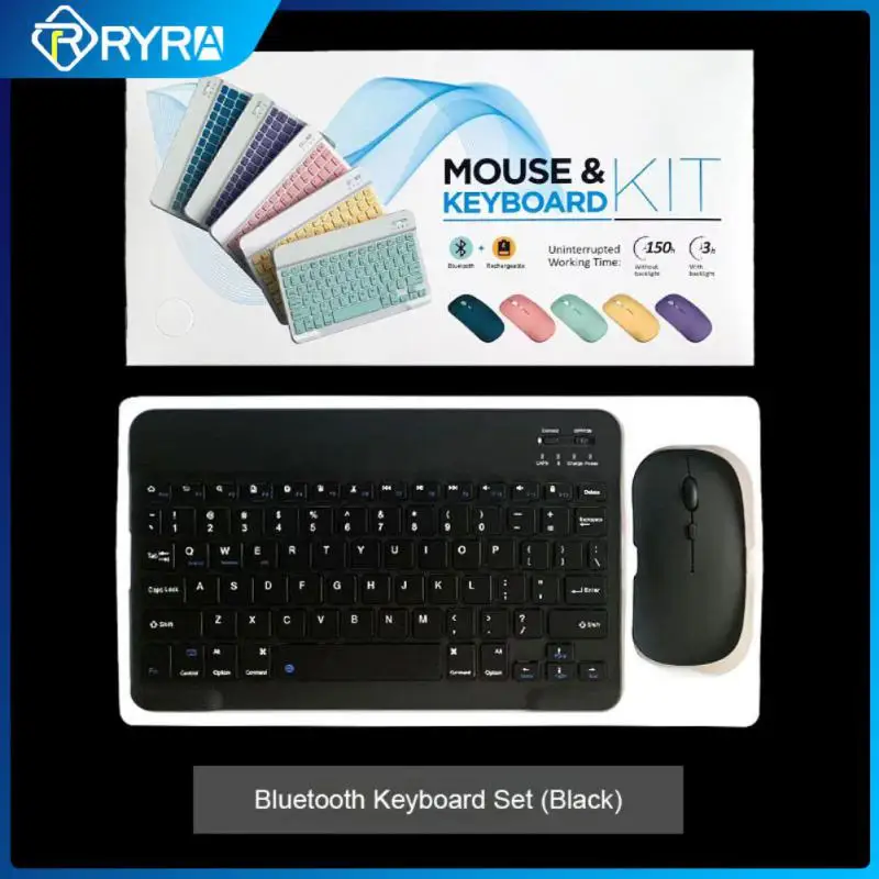 

RYRA Wireless Keyboard Bluetooth mouse Tecaldo Keyboards wireless mouse Computer Accessories For Xiaomi Samsung iPad Keyboard