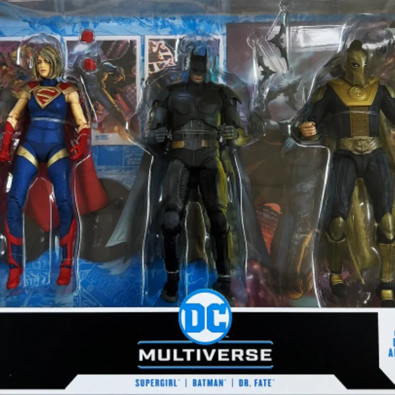 7-дюймовая аниме-фигурка Macfarlane Joker Batman Supergirl Доктор Доля Модель Кукла Коллекция