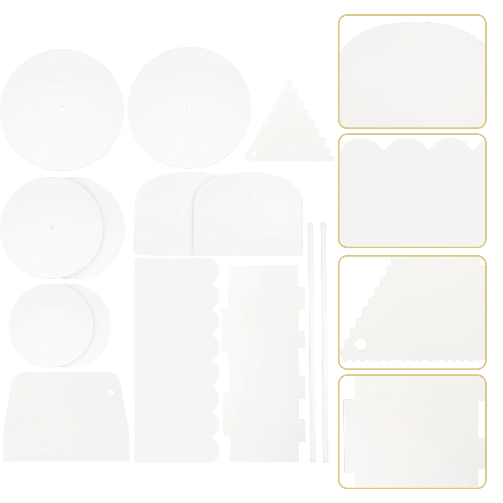 

Baking Acrylic Kitchen Transparent Cake Pan Convenient Cake Dough Cake Pan for Kitchen Dessert Dough