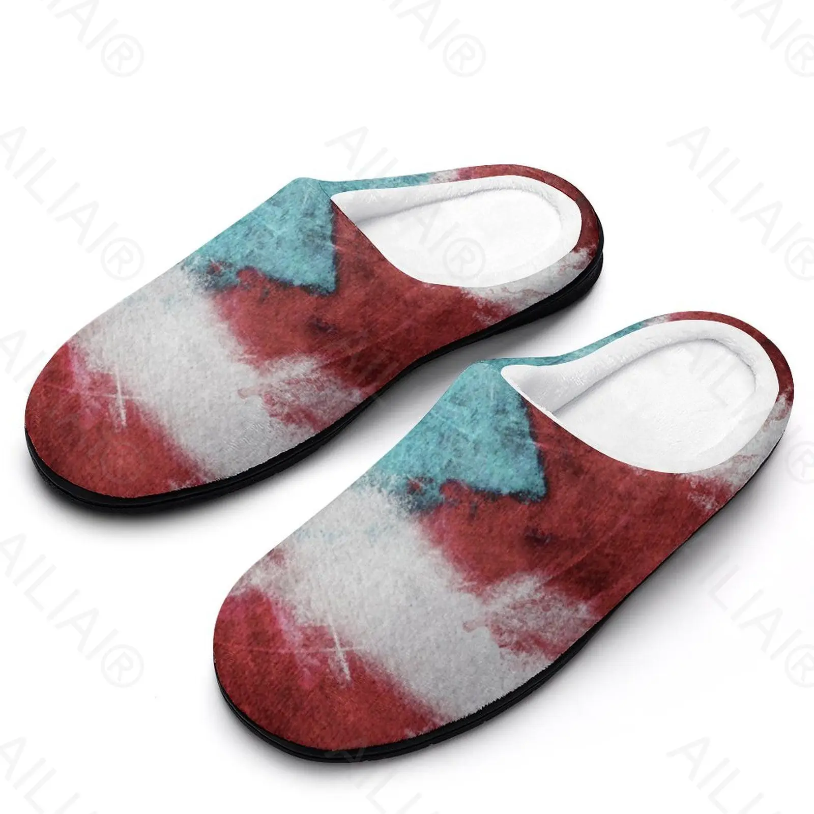 Puerto Rico Flag (17) Sandals Plush  Casual Keep Warm Shoes Thermal  Mens Womens Slipper Room Anime  Kids