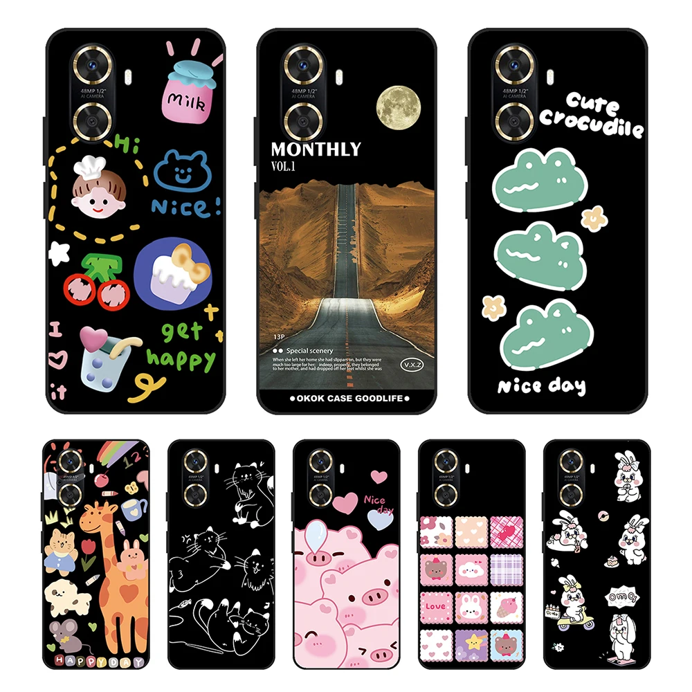 Чехол для Huawei Enjoy 60 70z черный мягкий силиконовый чехол из ТПУ телефона huawei