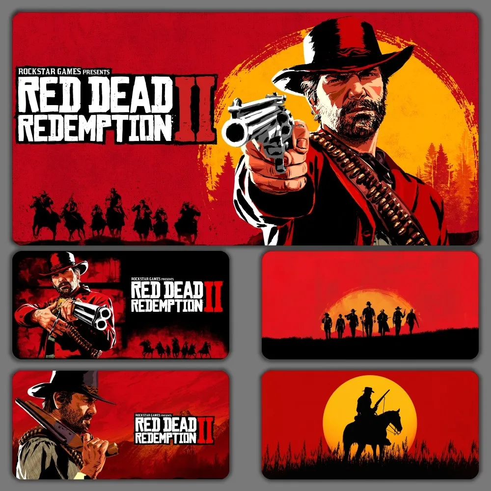 Коврик для мыши Red Dead выкуп 2 большой игровой компьютерный геймерский коврик