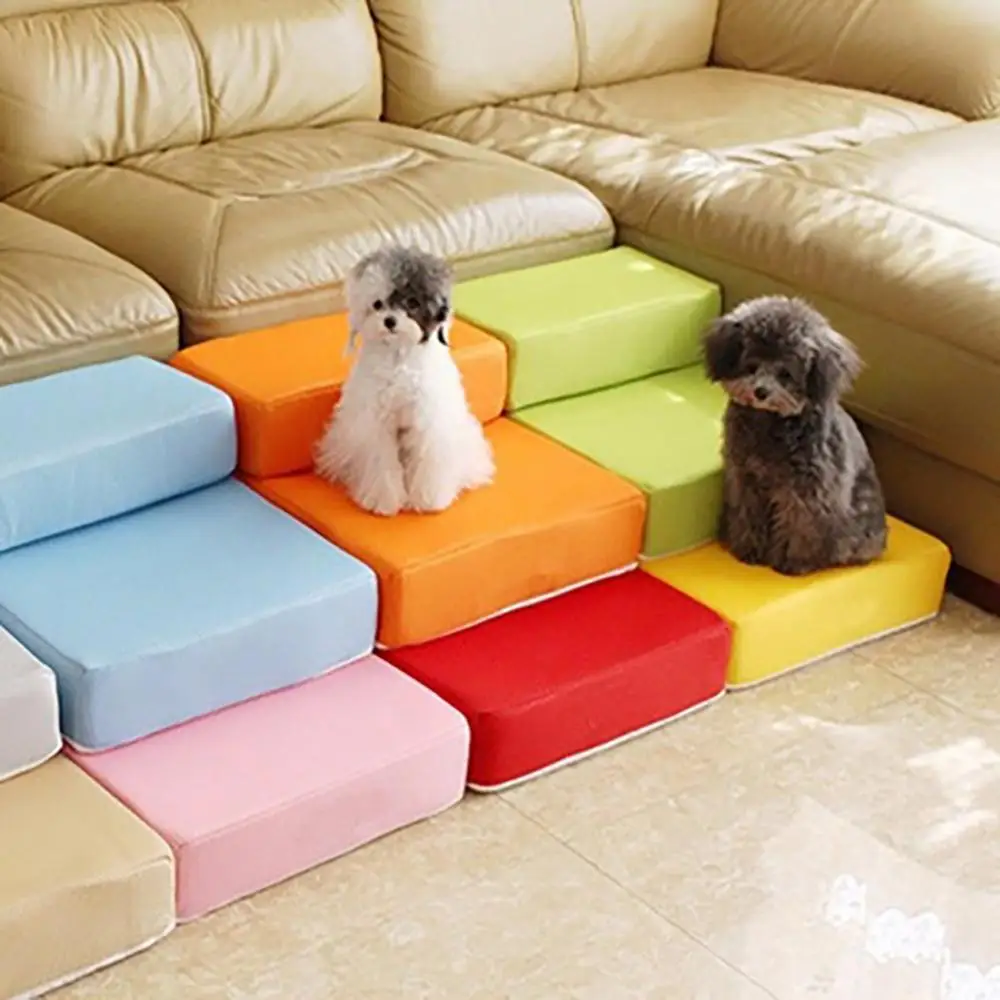 

Hot Dog House Dog Stairs Pet 2 Steps Stairs for Small Dog Cat Pet Ramp Ladder Anti-slip Removable Dogs Bed Stairs Pet Supplies