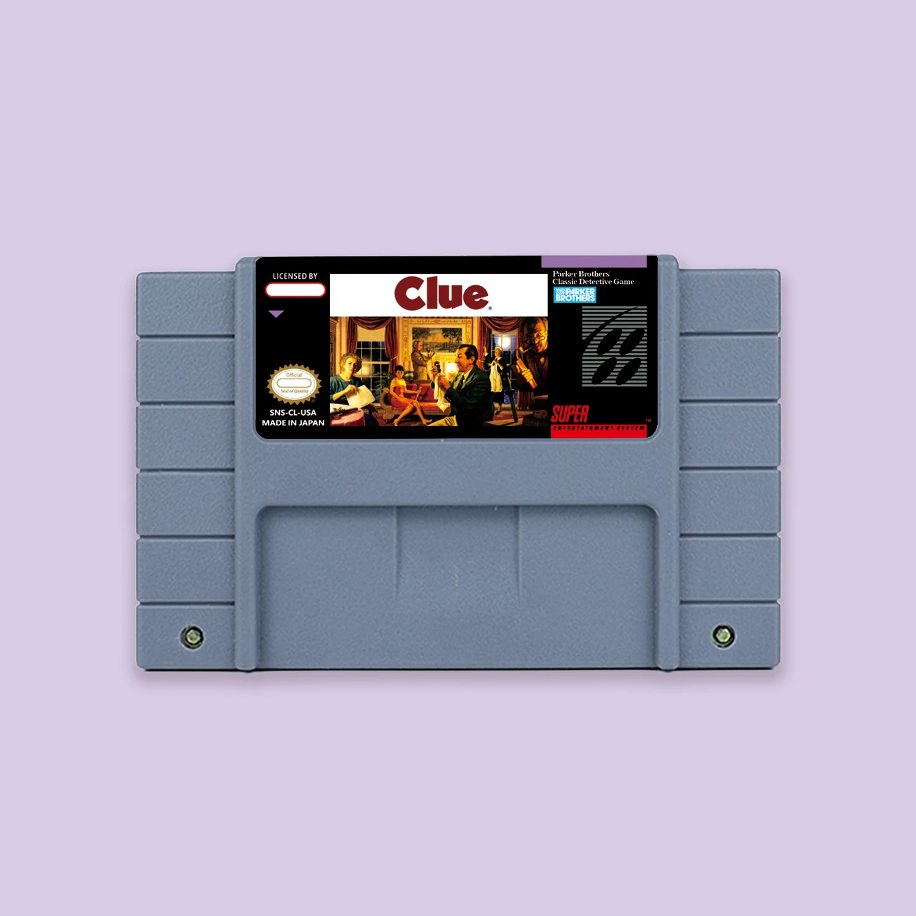 16-битная игровая карта Clue для США NTSC европейская версия PAL консоль SNES