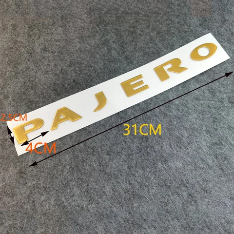1 шт., наклейка-эмблема PAJERO для Mitsubishi PAJERO V93 V97 V73 V95