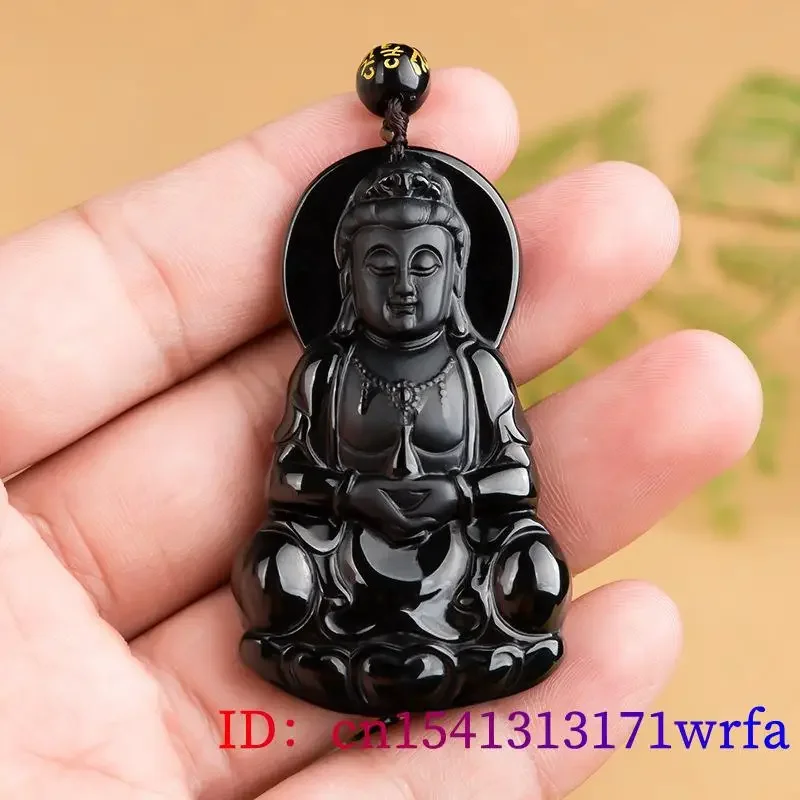 Бирманское Нефритовое ожерелье Guanyin женское ювелирное изделие из нефрита