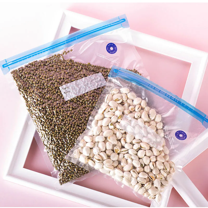 

New Food Vacuum Compression Bag Vacuum Sealing Air Extraction Preservation Bag for Vegetable Cooked Food Daily Necessities Tools
