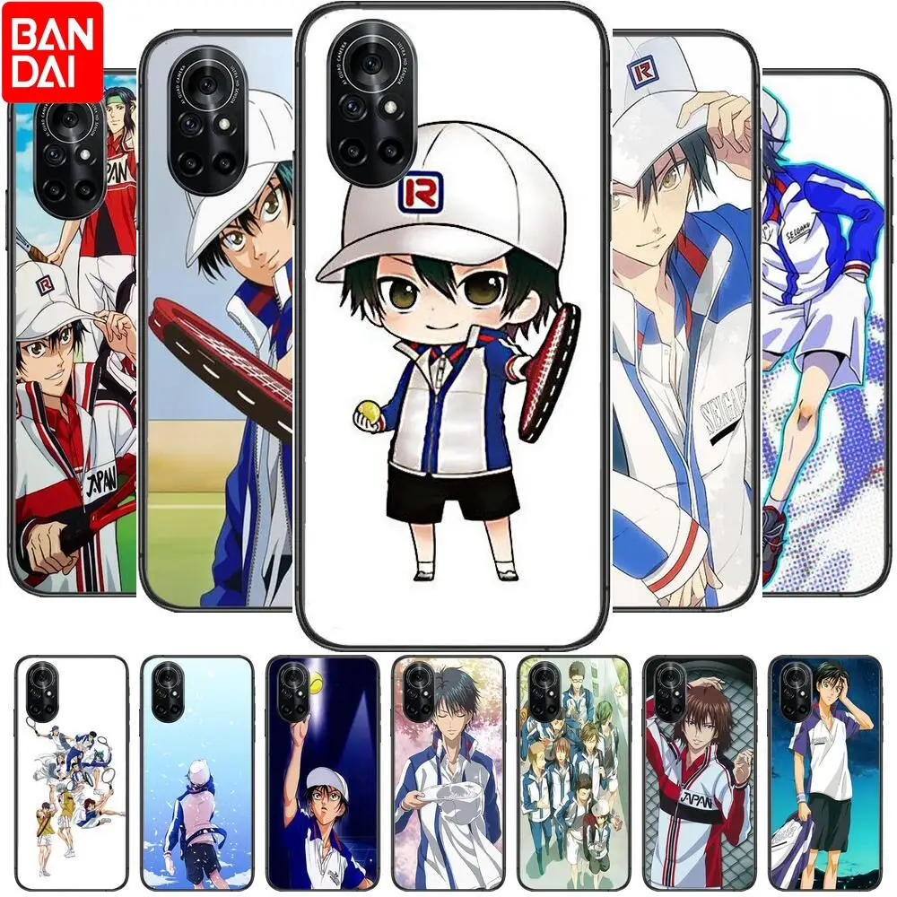 

prince of tennis Ryoma Clear Phone Case For Huawei Honor 20 10 9 8A 7 5T X Pro Lite 5G Black Etui Coque Hoesjes Comic Fash des