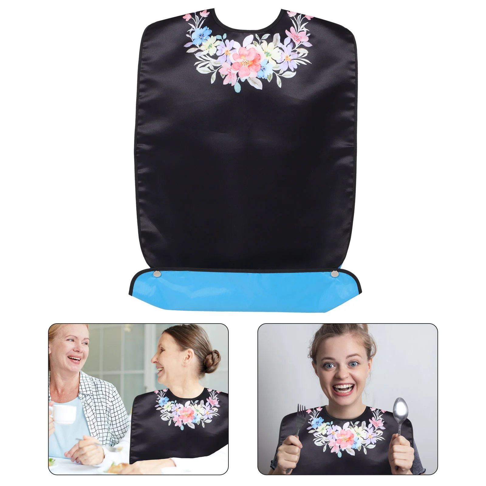 

Elderly Bib Waterproof Clothing Protector Household Dinner Folding Adult Accessory Adults Eating Delicate Washable Bibs