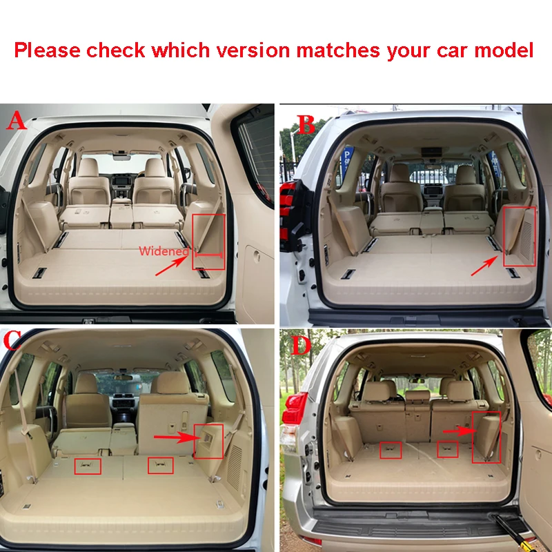Для Toyota Land Cruiser Prado 150 2010-2022 7, аксессуары для сидений, коврик для багажника автомобиля, защита от грязи, внутренняя подкладка, коврик для стайл... (art.: 3920bc364cdc0) - 3920bc364cdc0
