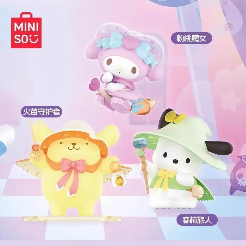 Подлинный Miniso Sanrio Волшебная история серии глухая коробка Kuromipacha собака нефрит