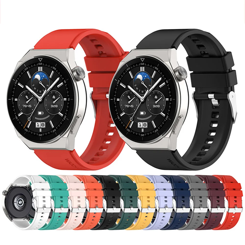 

Силиконовый ремешок с пряжкой Для HUAWEI GT3 Pro GT2 Pro