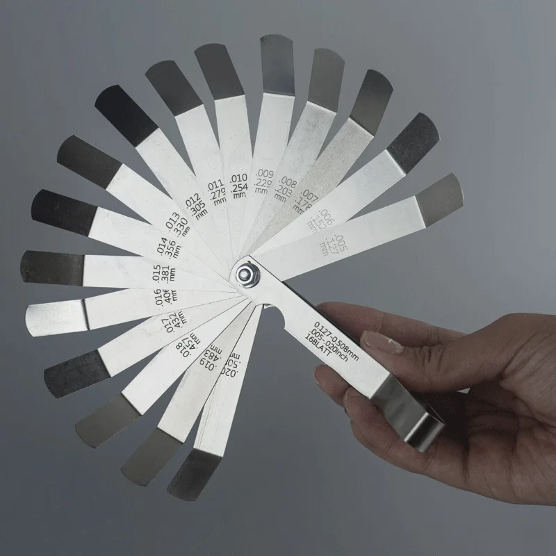 Угловой щуп Yunbei 16-компонентная комбинированная линейка для измерения толщины 0