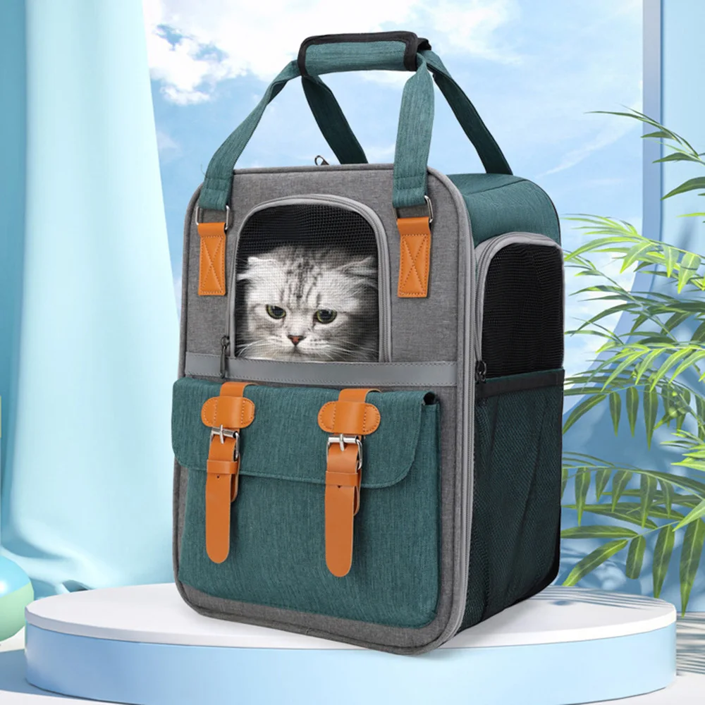 

Переноска для домашних питомцев, воздухопроницаемая переноска для кошек, собак, щенков, с надежным замком-молнией