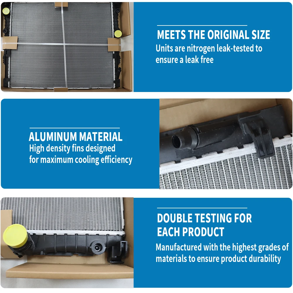 Алюминиевый радиатор кондиционера для BMW 5 G30 G31 6 G32 7 520i G11 G12 17118743664 17118686026 8686026
