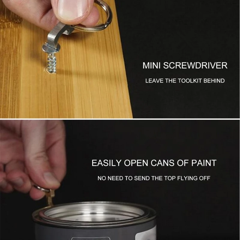 Карманная открывалка для бутылок пива многофункциональный мини-брелок из