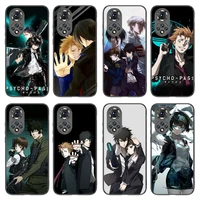 psycho pass phone cover for huawei p30 p40 p50 pro mate40 40pro plus honor 50pro 50se phone case