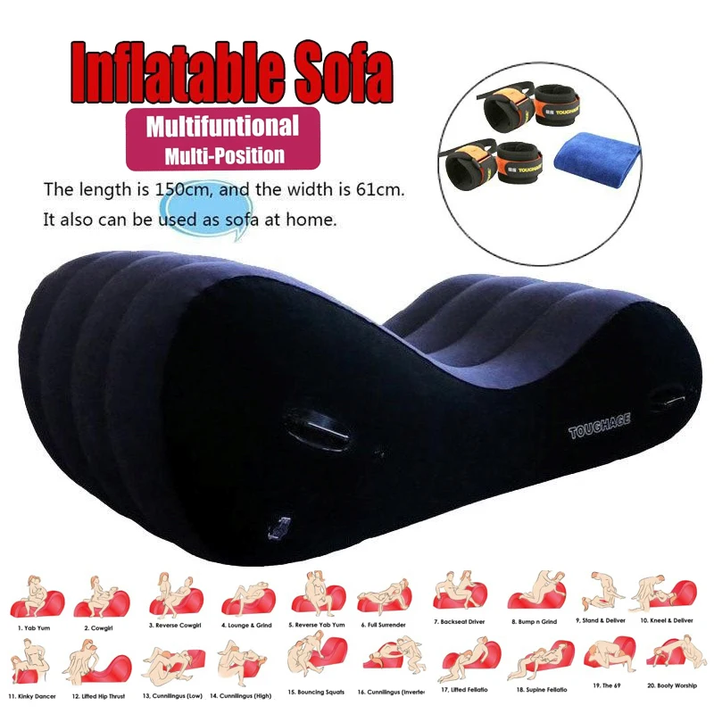 With Handcuffs Sheet Portable Chaise Lounge Relax For Couple