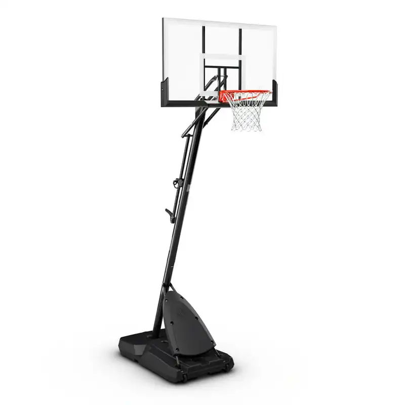 

Sturdy, Secure, High-Performance Polycarbonate Exacta height® Portable Basketball Hoop System with Secure Anchor System.