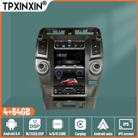 13 6 for toyota 4runner car radio tape recorder dvd navigation android tesla style screen stereo auto multimidia video player