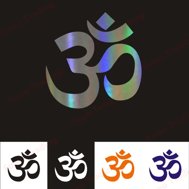 

Fuwo Trading Car Sticker Personality Creativity SYMBOL YOGA Motorcycles Auto Window Decoration Reflective Scratch-Proof PVC