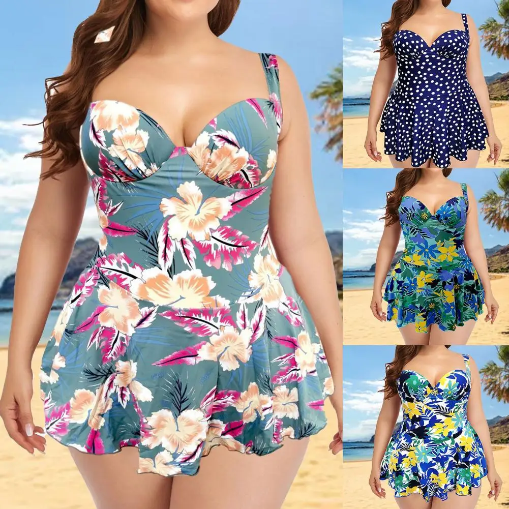 

Женские Купальники больших размеров, женский купальный костюм с принтом, купальный костюм, сексуальные бразильские бикини, летняя пляжная ...