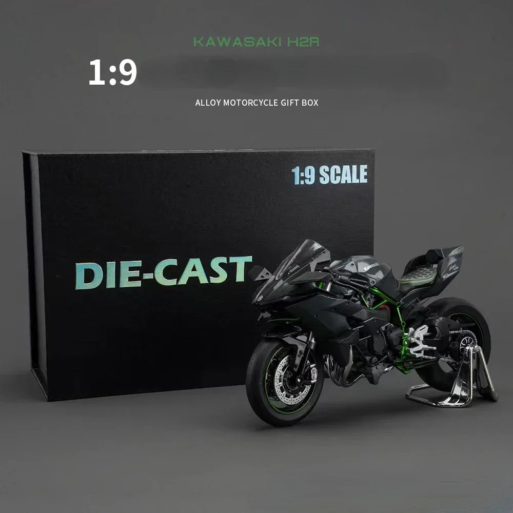 1:9 Ducati V4S Kawasaki H2R H2 BMW S1000RR Большой мотоцикл Модель из сплава Коллекция Серия