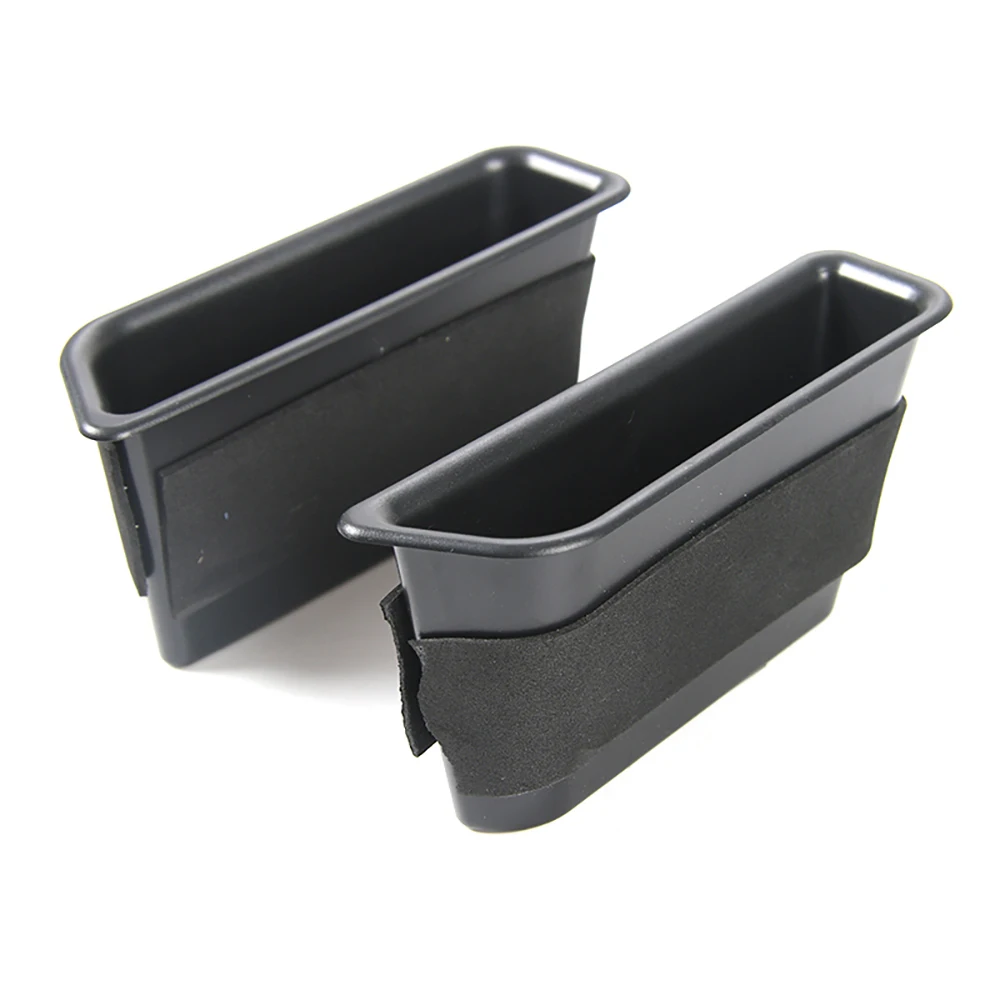 2pcs Inner Side Door Handle Storage Box Cover For Ford Mustang 2015 Useful Car Interior Accessories Organizer