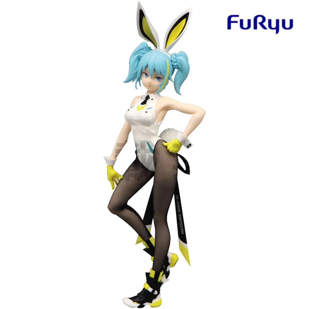 

FuRyu Original Hatsune Miku Bunny Girl Ver. Collectible Anime Figure Action Model Toys