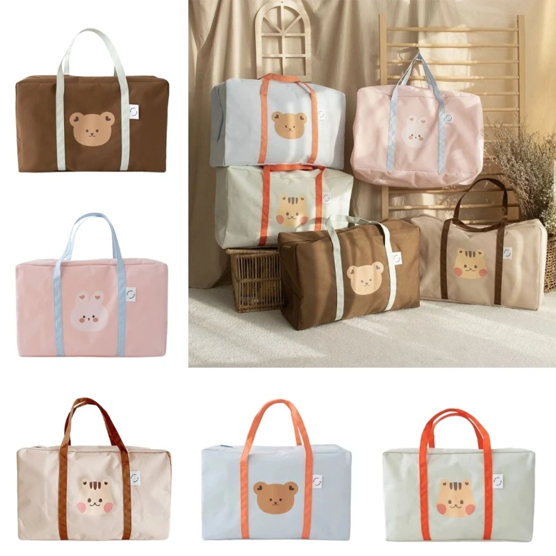 

Kindergarten Quilt Storage Bag Cartoon Bag Large Capacity Handbag Travel